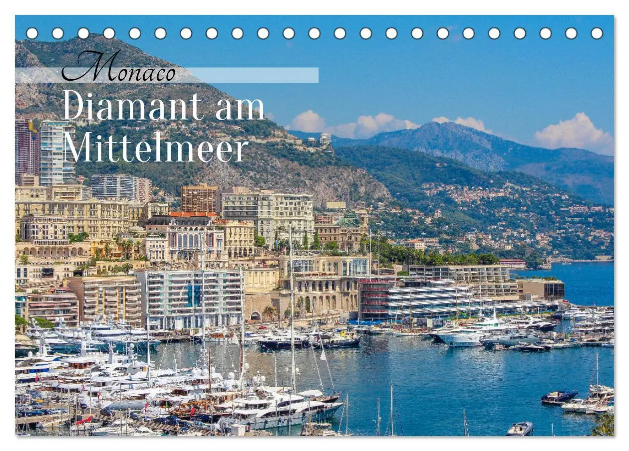 Cover: 9783457273968 | Monaco - Diamant am Mittelmeer (Tischkalender 2026 DIN A5 quer),...