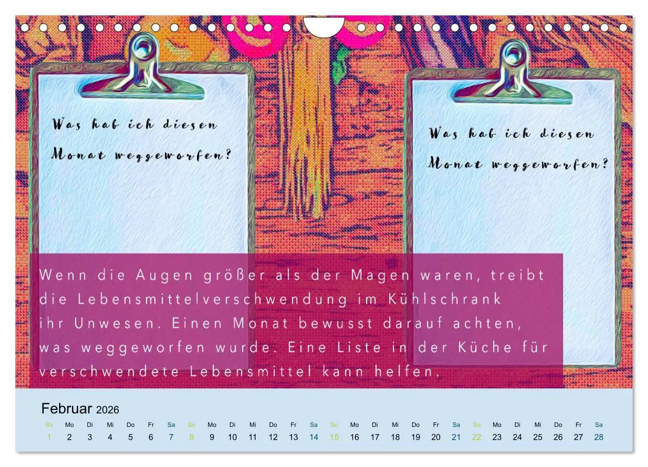 Bild: 9783457723968 | Nachhaltiger Kalender. Monat für Monat in ein nachhaltiges Leben....