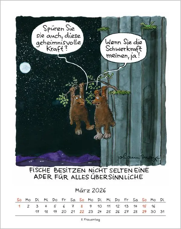 Bild: 9783731883968 | Fische 2026 | Verlag Korsch | Kalender | Spiralbindung | 13 S. | 2026