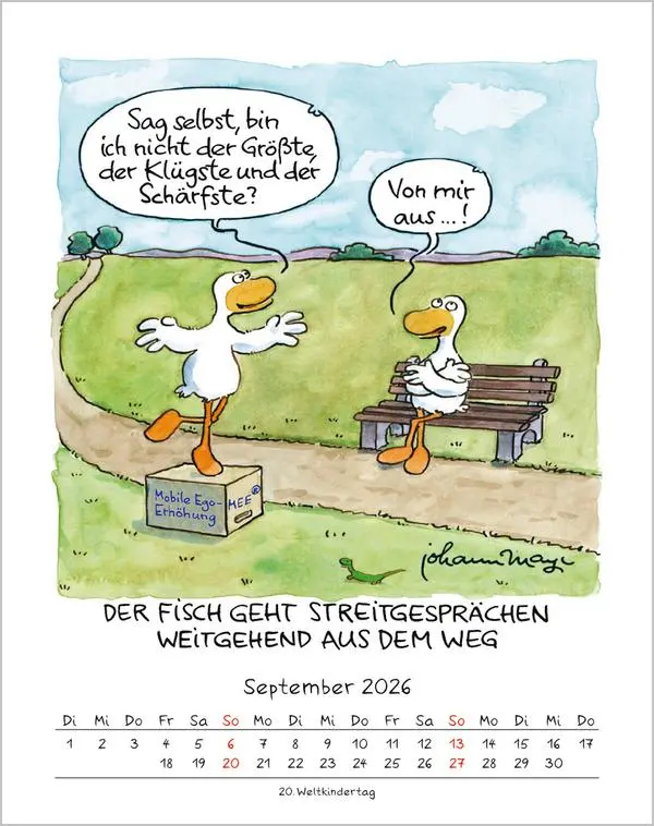 Bild: 9783731883968 | Fische 2026 | Verlag Korsch | Kalender | Spiralbindung | 13 S. | 2026