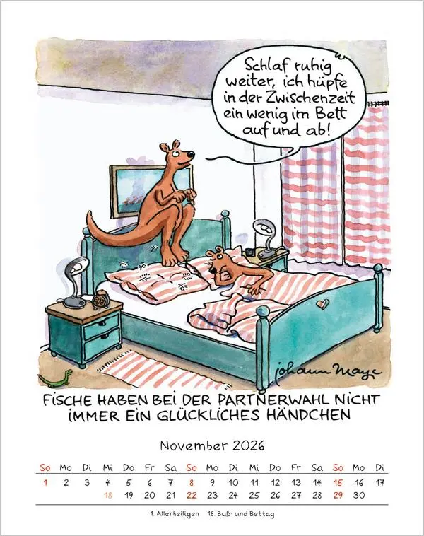 Bild: 9783731883968 | Fische 2026 | Verlag Korsch | Kalender | Spiralbindung | 13 S. | 2026