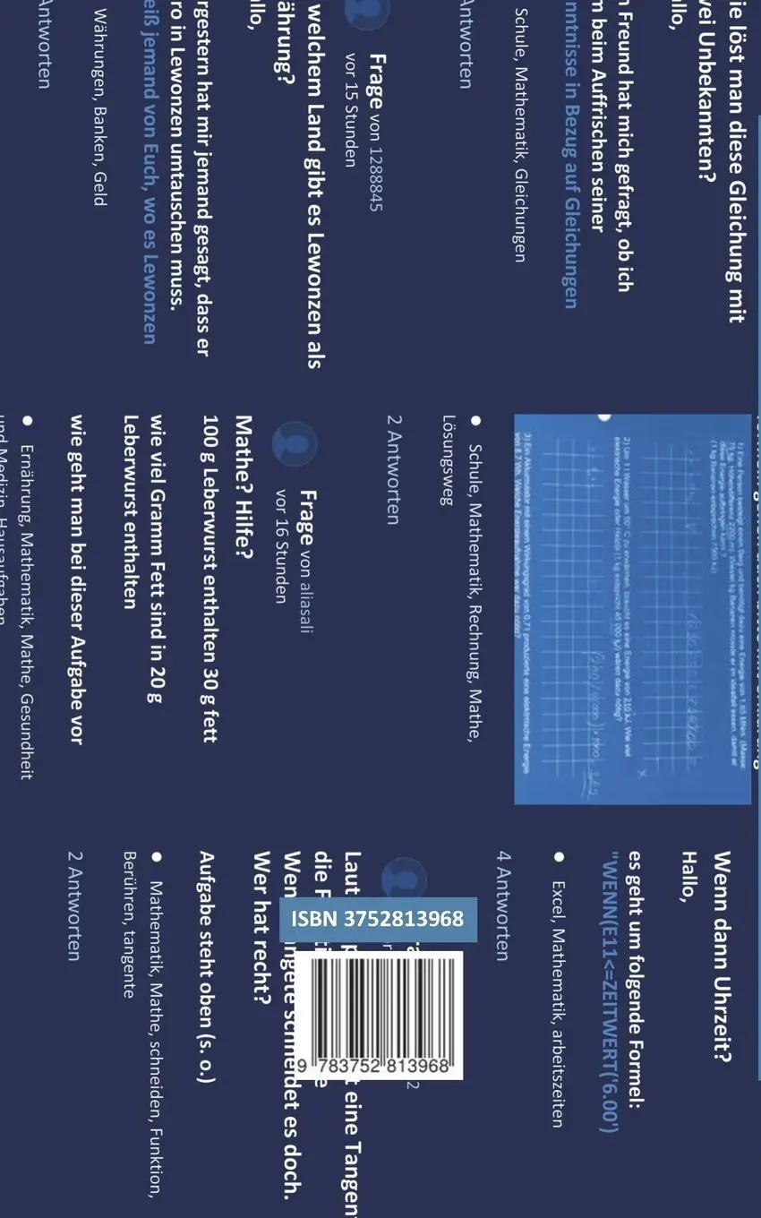 Rückseite: 9783752813968 | Meine Tage bei Gutefrage.net | B. S. Orthau | Taschenbuch | 228 S.