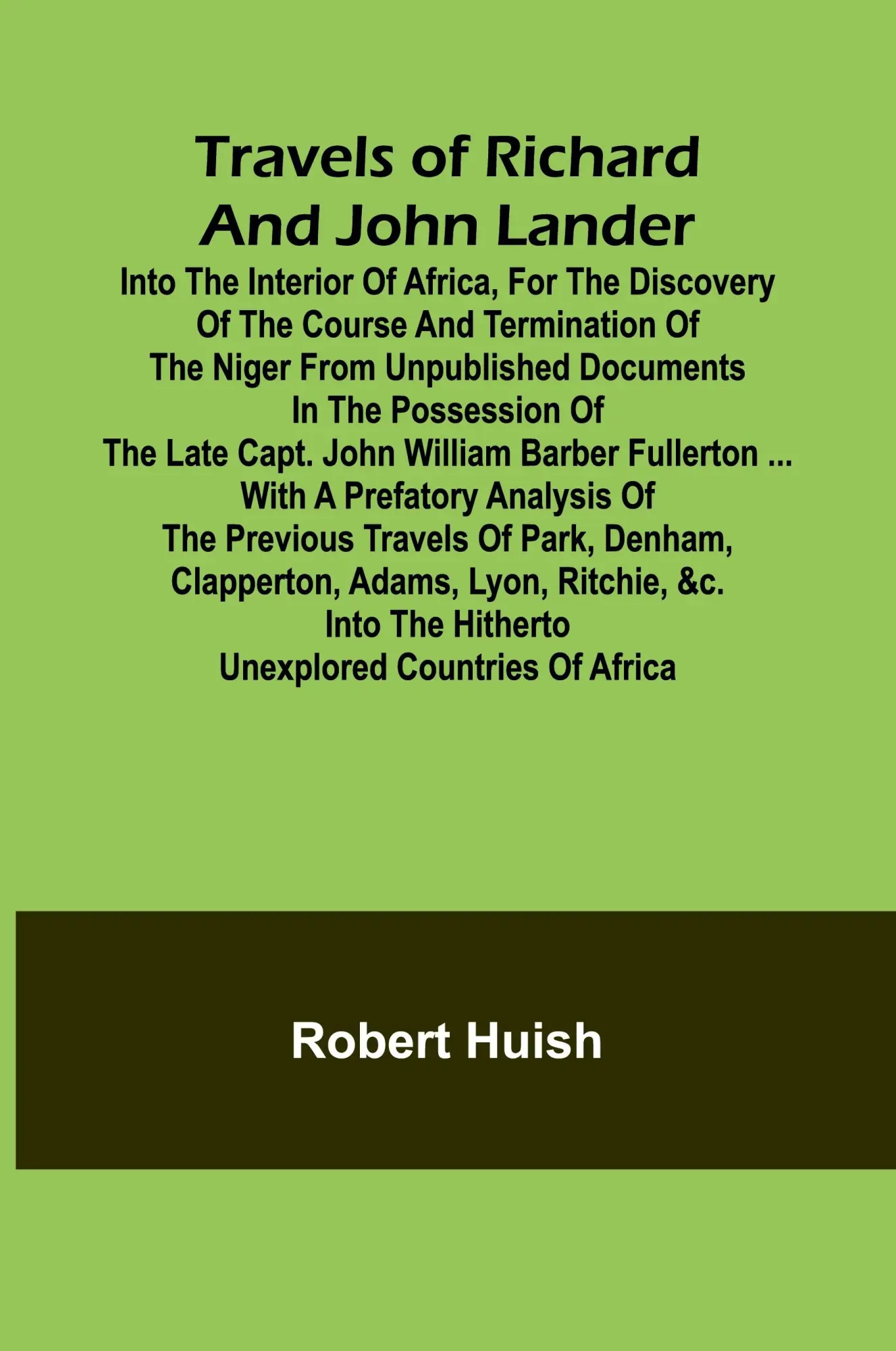 Cover: 9789361473968 | Travels of Richard and John Lander into the interior of Africa, for...