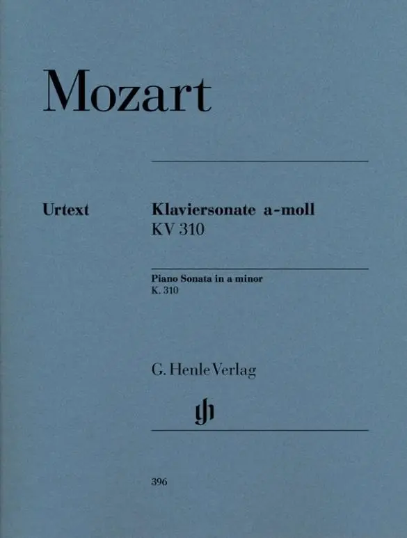 Cover: 9790201803968 | Mozart, Wolfgang Amadeus - Klaviersonate a-moll KV 310 (300d) | Mozart