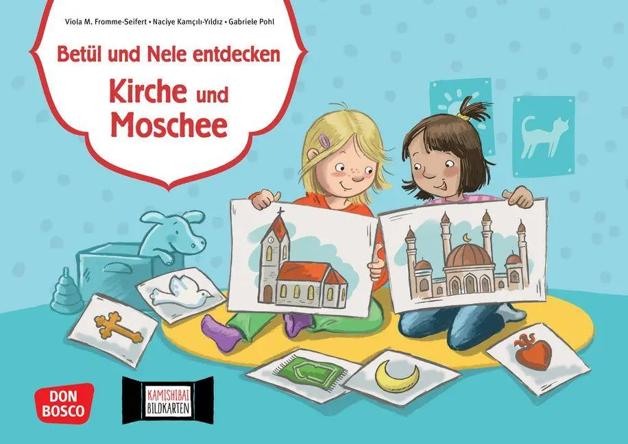 Cover: 4260694924068 | Betül und Nele entdecken Kirche und Moschee. Kamishibai Bildkartenset
