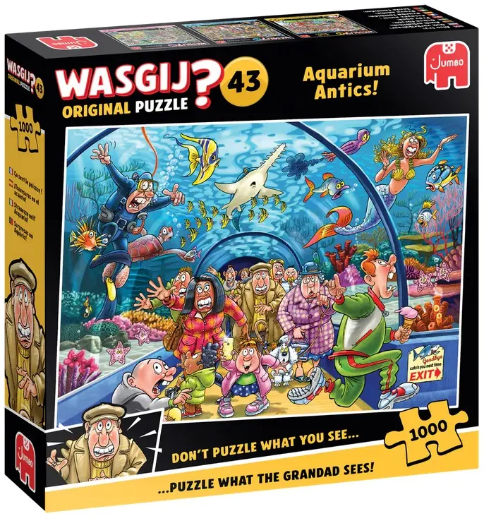 Cover: 8721017604068 | Wasgij Original 43 - Aquarium Antics (1000 Teile) | Puzzle | 2025