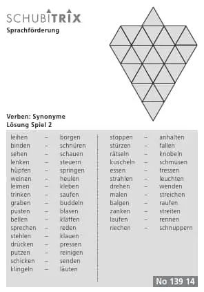 Bild: 9783039764068 | SCHUBITRIX Sprachförderung | Verben: Gegensätze - Synonyme | Box