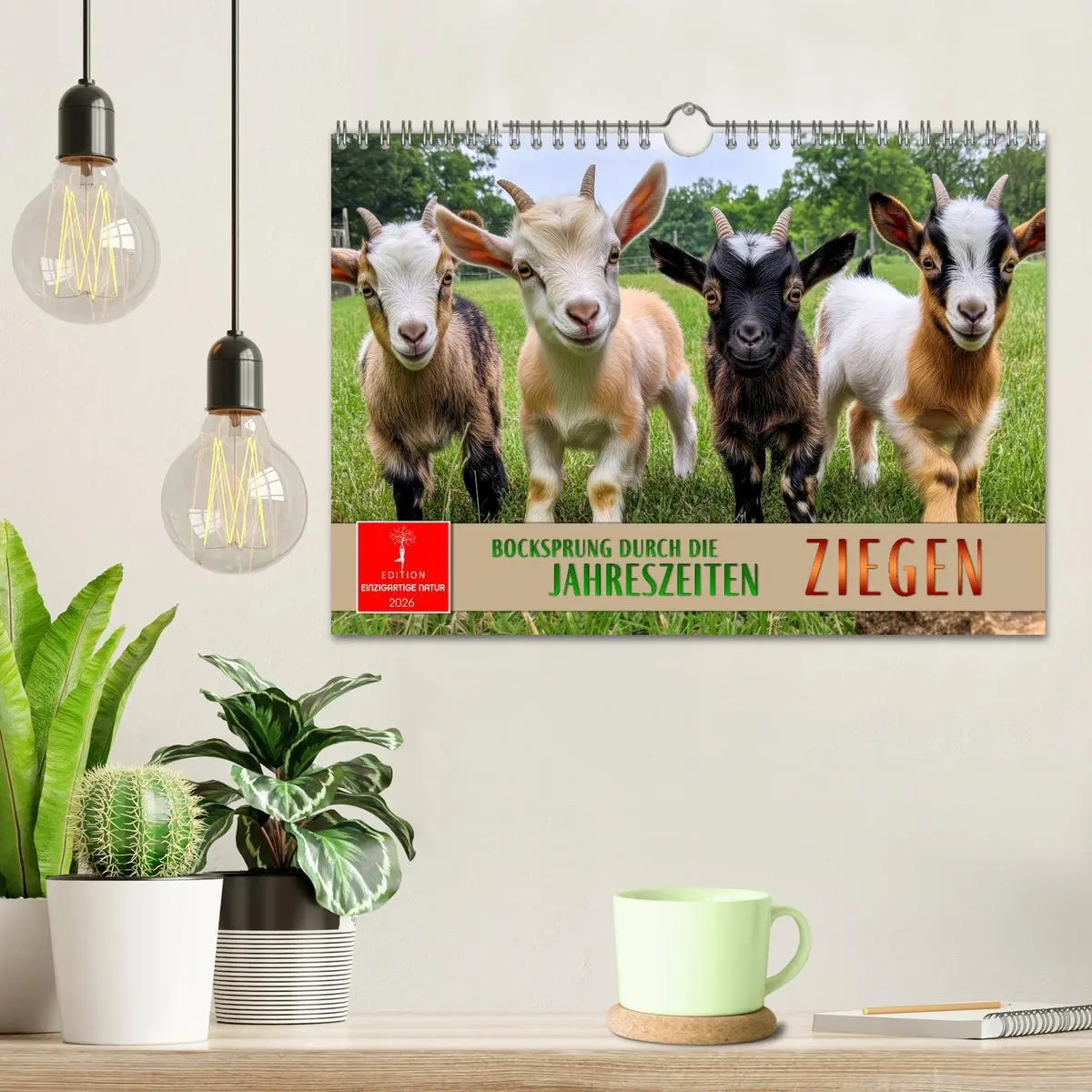 Bild: 9783457304068 | Ziegen - Bocksprung durch das Jahr (Wandkalender 2026 DIN A4 quer),...
