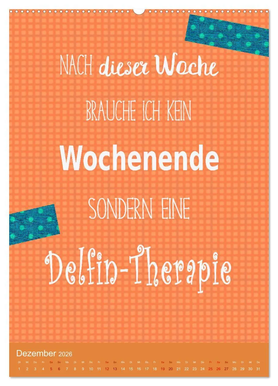 Bild: 9783516254068 | Arbeit macht Spaß (hochwertiger Premium Wandkalender 2026 DIN A2...