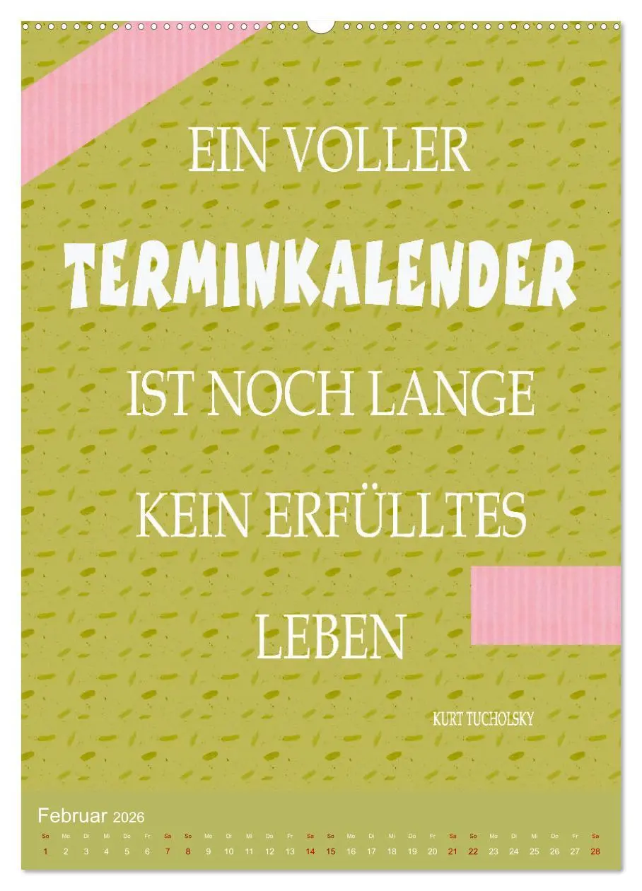 Bild: 9783516254068 | Arbeit macht Spaß (hochwertiger Premium Wandkalender 2026 DIN A2...