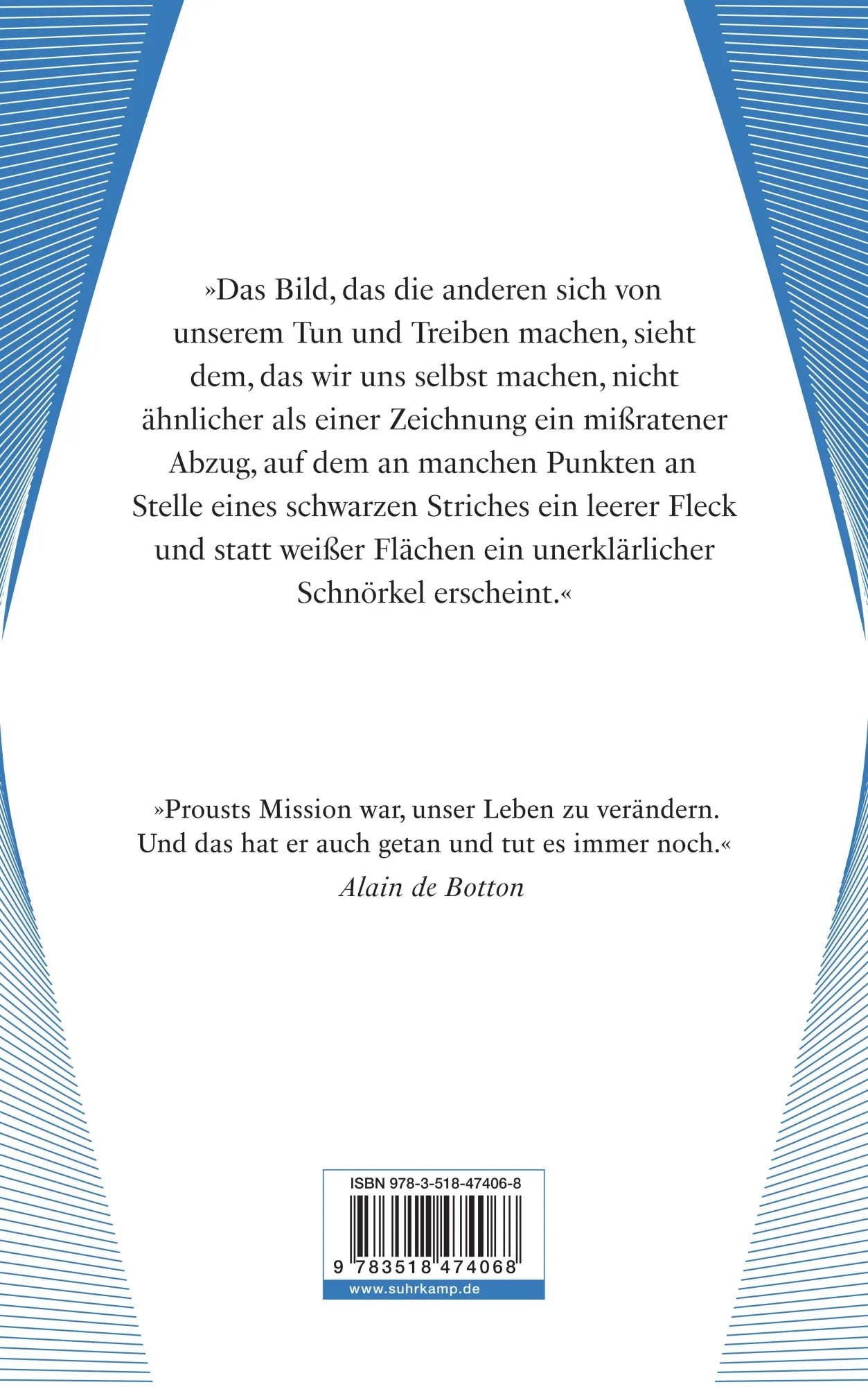 Rückseite: 9783518474068 | Werke. Frankfurter Ausgabe Werke II. Band 3 | Marcel Proust | Buch