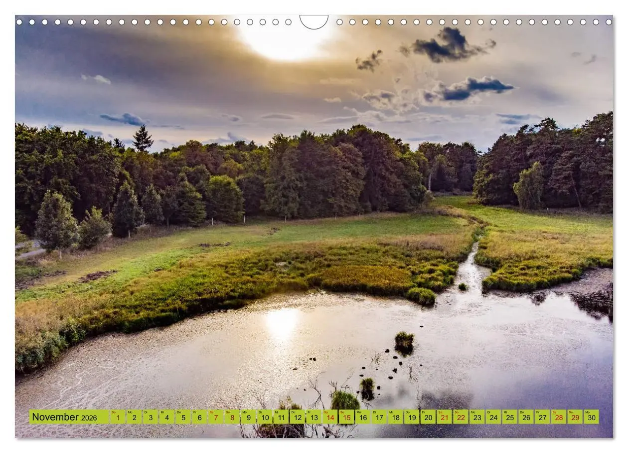 Bild: 9783457844168 | Schorfheide von oben (Wandkalender 2026 DIN A3 quer), CALVENDO...