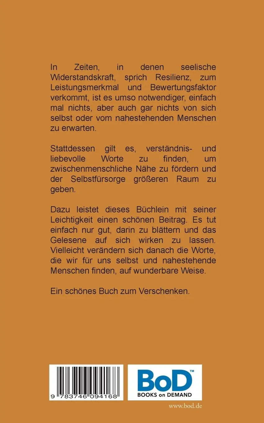 Rückseite: 9783746094168 | Gute Worte für dich | Liebevoll, wertschätzend, urteilsfrei | Herz
