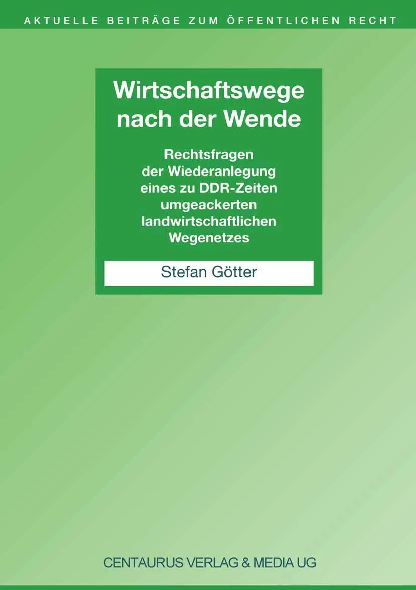 Cover: 9783825504168 | Wirtschaftswege nach der Wende | Stefan Götter | Taschenbuch | xxiii