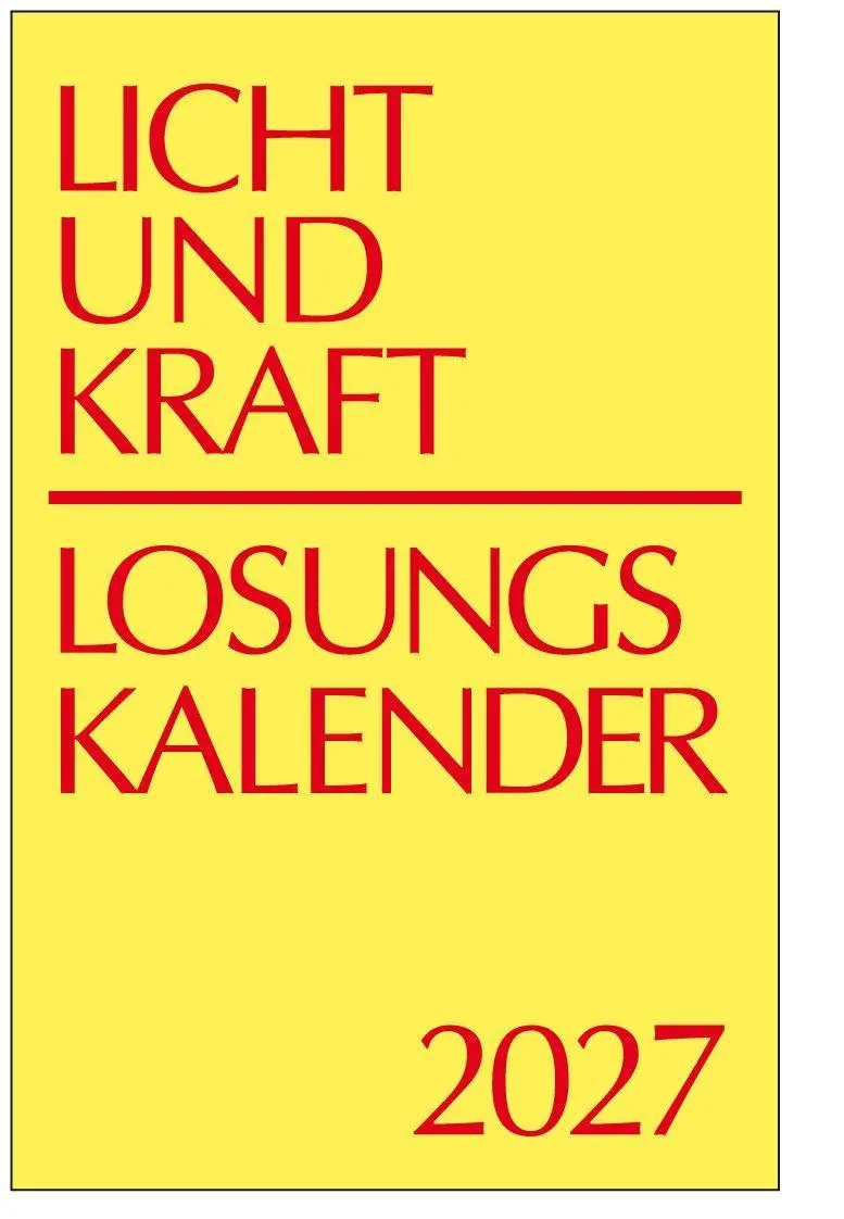 Cover: 9783870294168 | Licht und Kraft/Losungskalender 2027 Reiseausgabe | Thomas Gauger