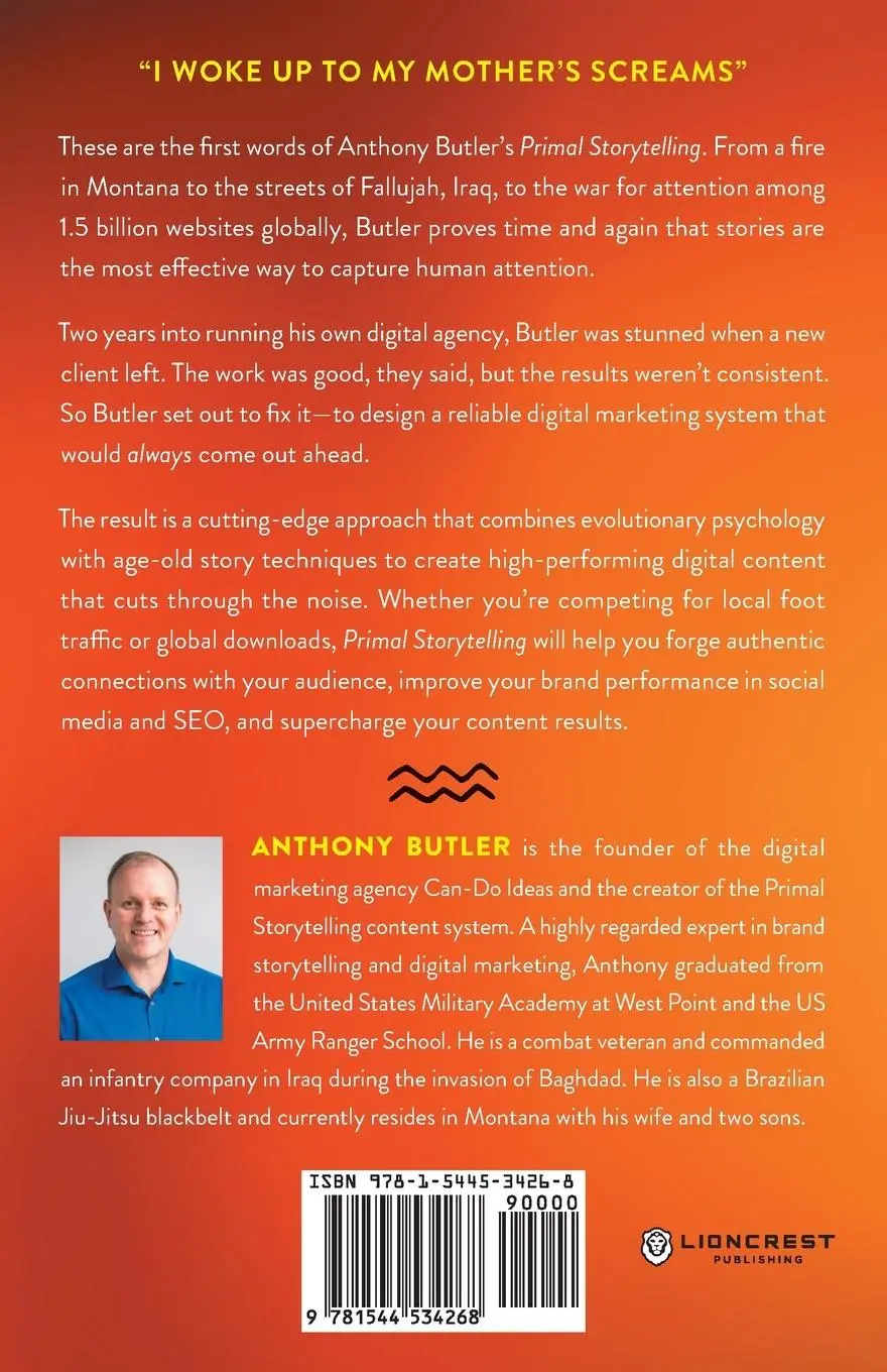 Rückseite: 9781544534268 | Primal Storytelling | Marketing for Humans | Anthony L. Butler | Buch