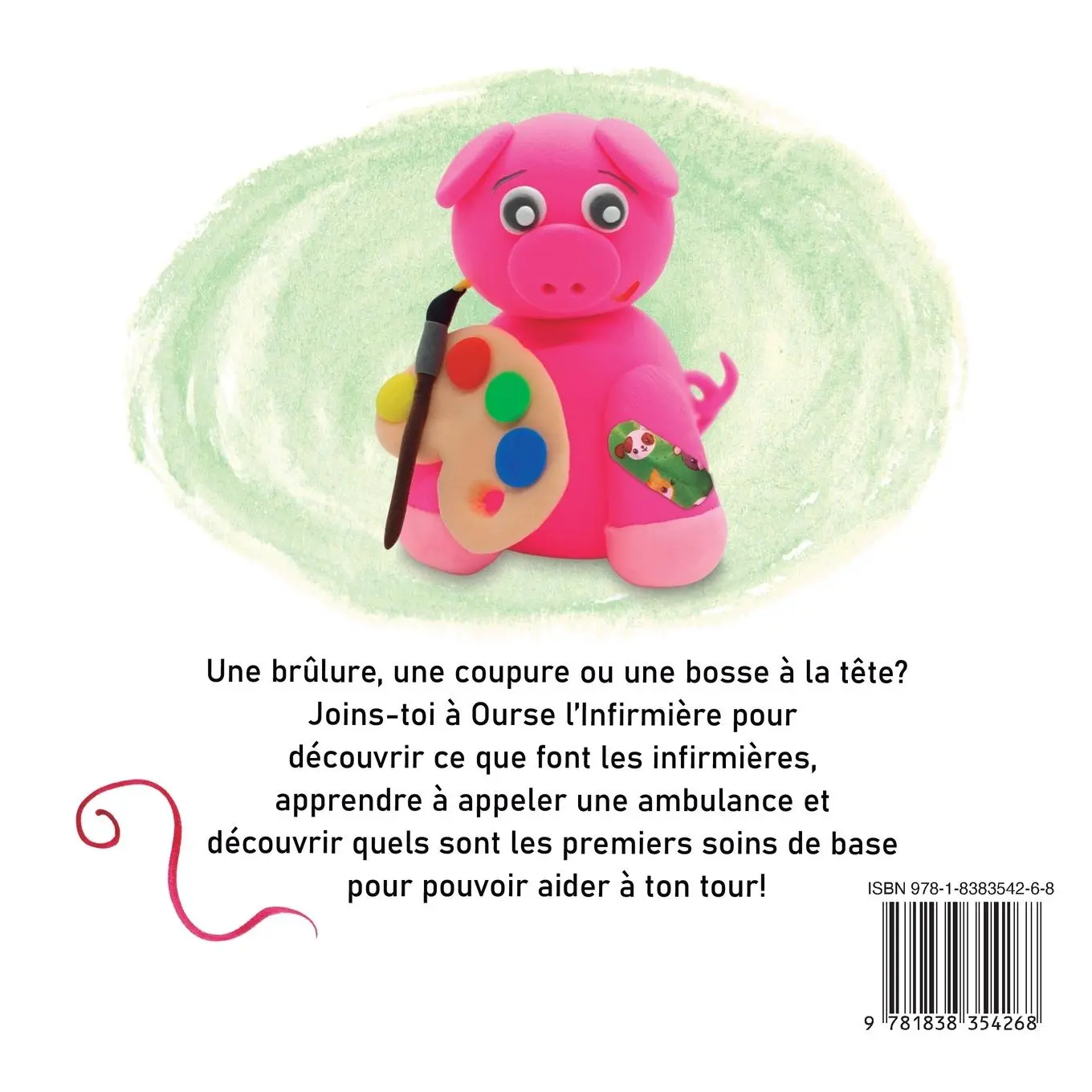 Rückseite: 9781838354268 | Ourse l'Infirmière donne les premiers soins | Marta Almansa Esteva