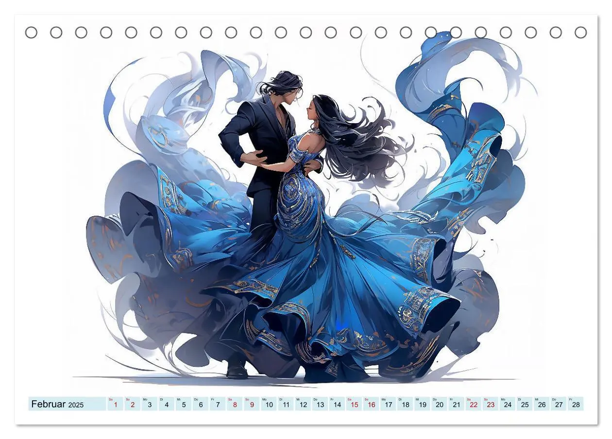 Bild: 9783383894268 | Tanz Leidenschaft in Bewegung (Tischkalender 2025 DIN A5 quer),...