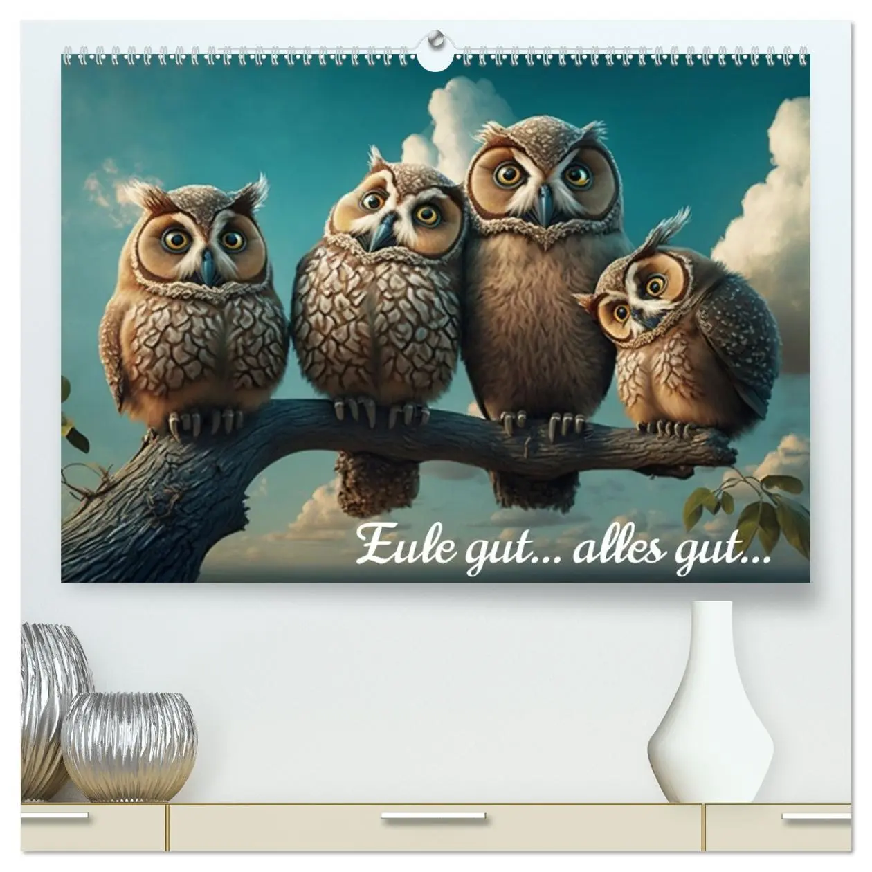 Cover: 9783457384268 | Eule gut... alles gut! (hochwertiger Premium Wandkalender 2026 DIN...