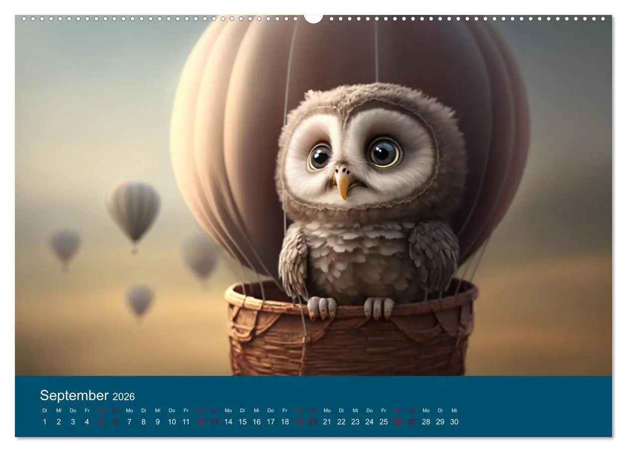 Bild: 9783457384268 | Eule gut... alles gut! (hochwertiger Premium Wandkalender 2026 DIN...