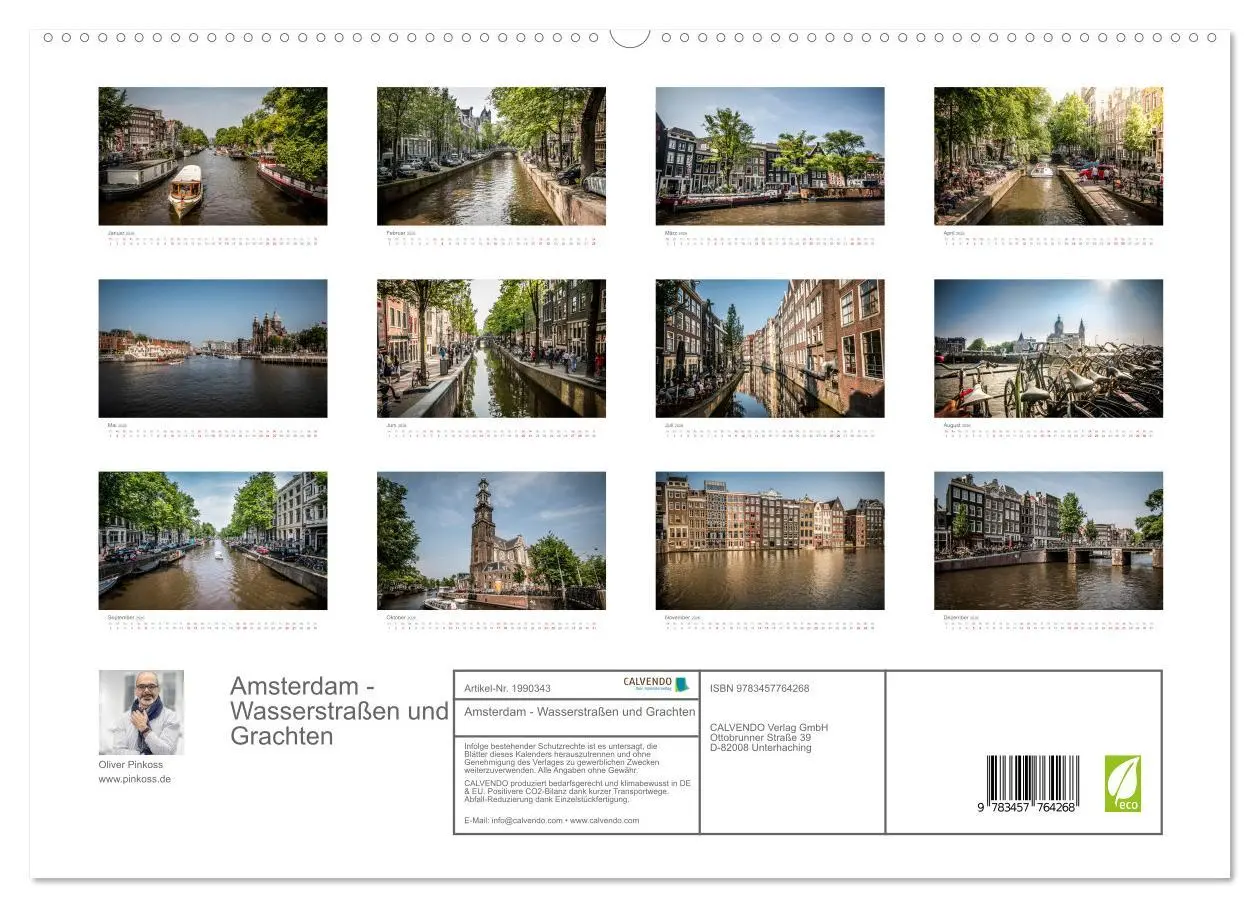 Bild: 9783457764268 | Amsterdam - Wasserstraßen und Grachten (hochwertiger Premium...
