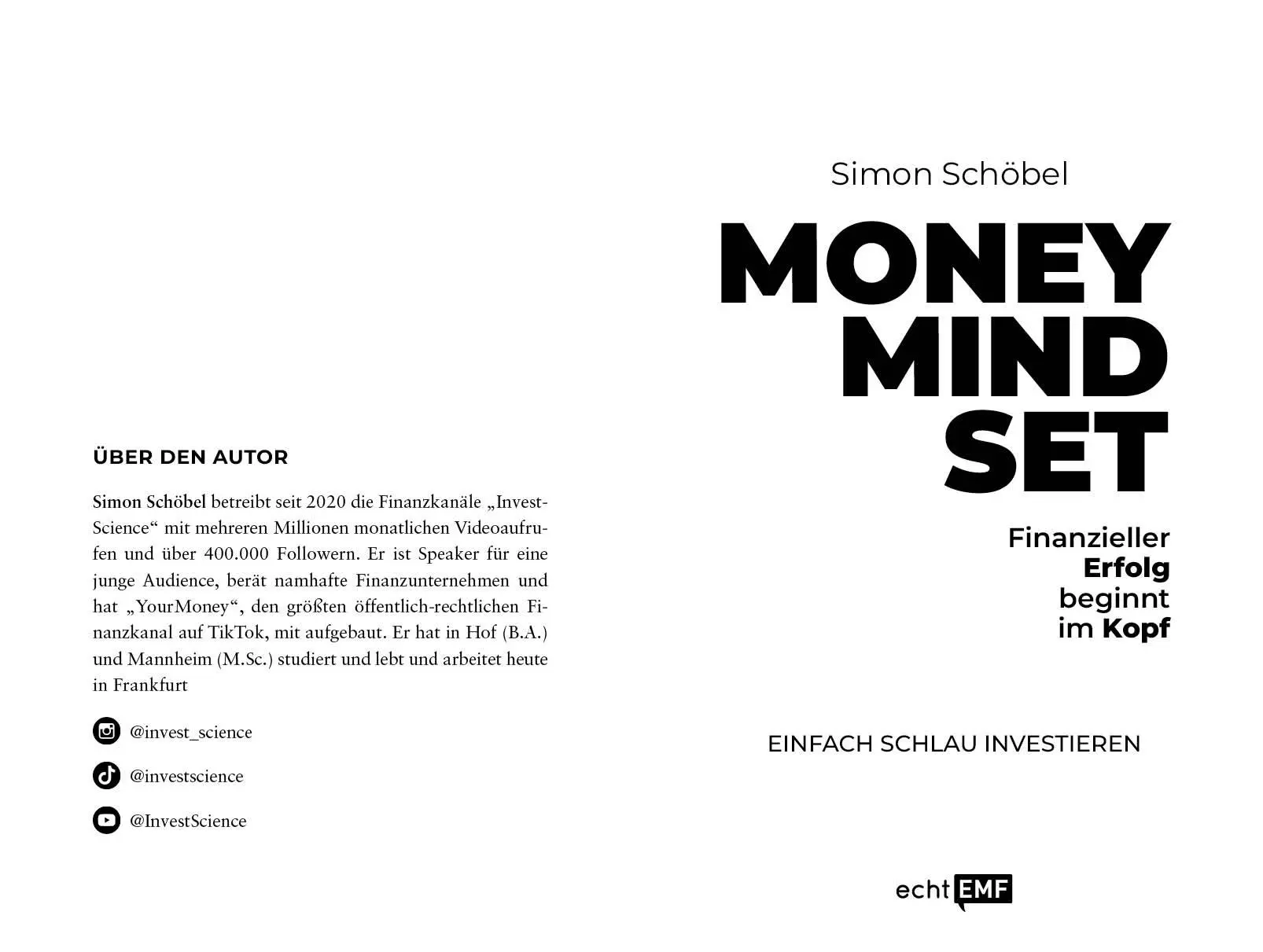 Bild: 9783745924268 | Money Mindset. Finanzieller Erfolg beginnt im Kopf | Simon Schöbel