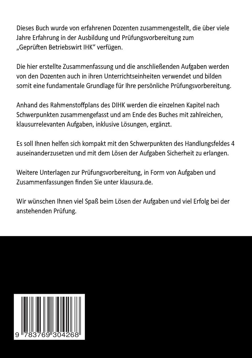 Rückseite: 9783769304268 | Betriebswirt kompakt Handlungsfeld 4 | Geprüfte Betriebswirte IHK
