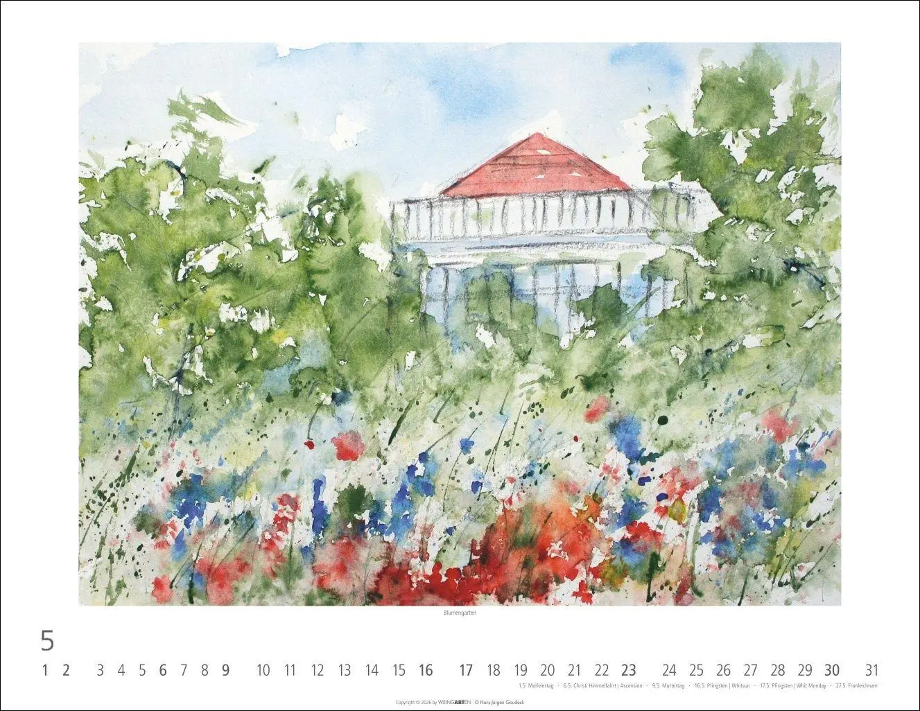 Bild: 9783839904268 | Zwischen Himmel und Erde Kalender 2027 - Aquarelle von Hans-Jürgen...
