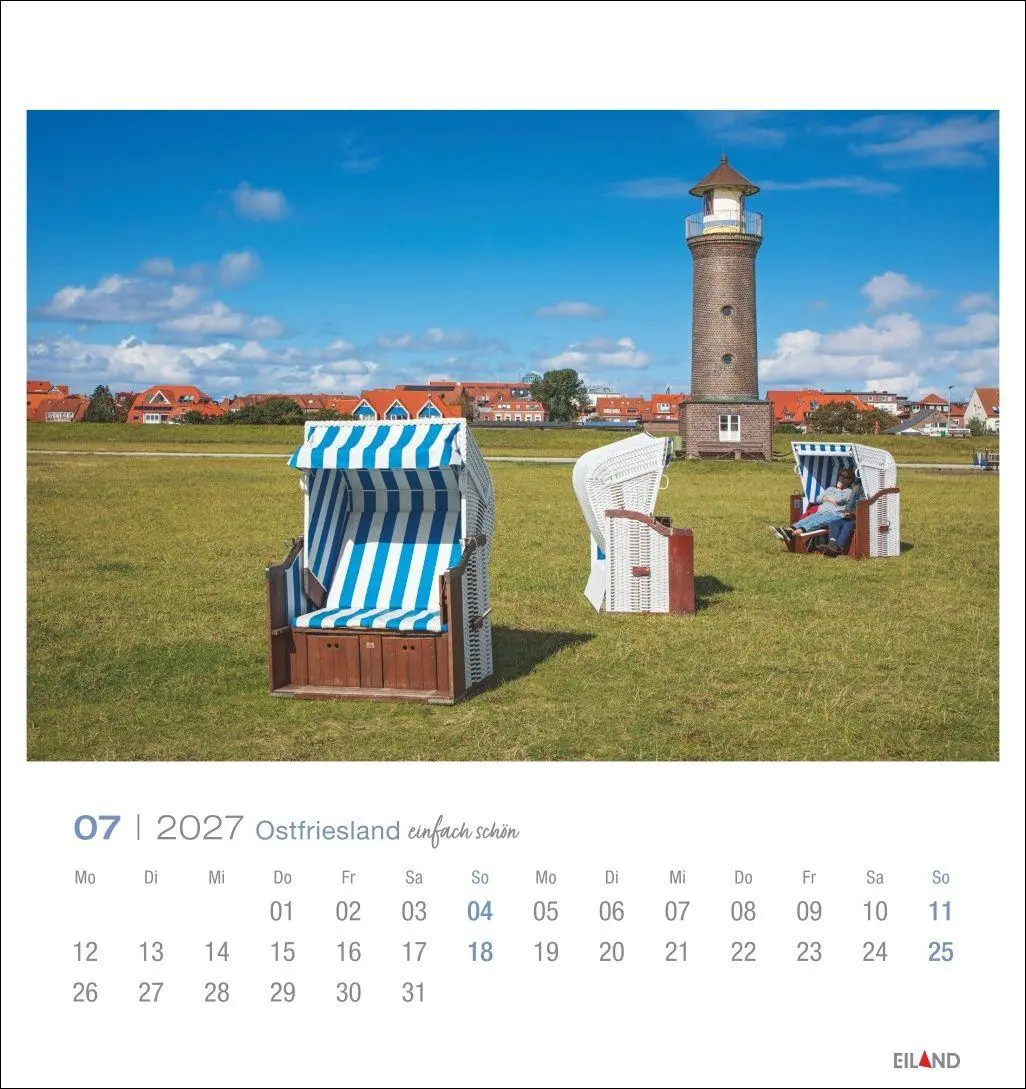Bild: 9783964024268 | Ostfriesland Postkartenkalender 2027 - einfach schön | Eiland | 13 S.