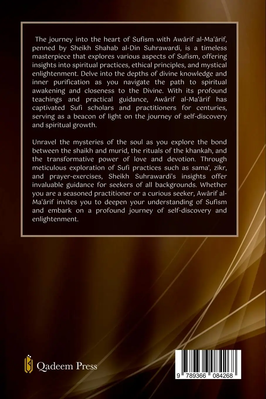 Rückseite: 9789366084268 | The Awarif Ul Ma'arif - Written in the thirteenth Century | Buch