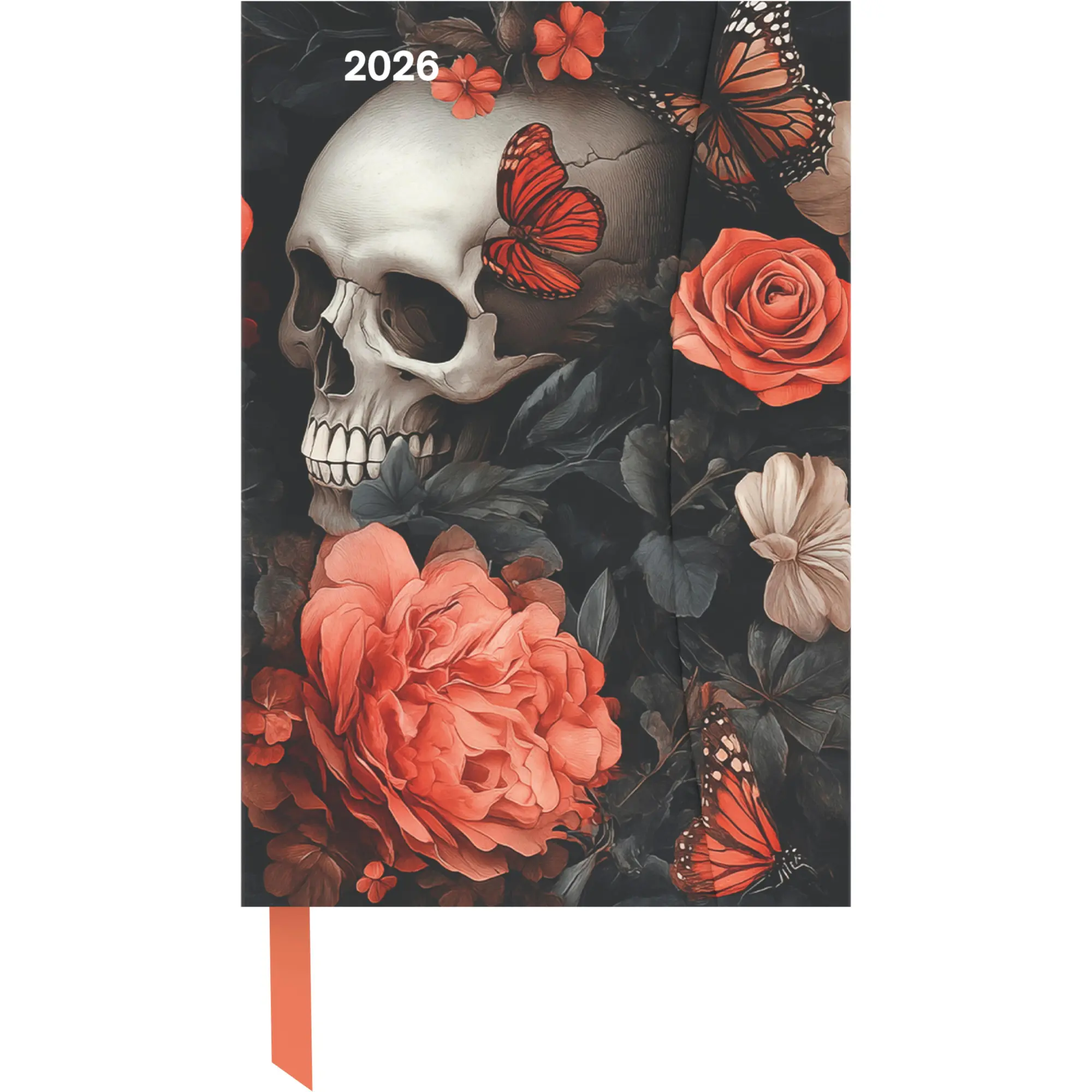 Cover: 4069095004368 | Skull 2026 - Diary - Buchkalender - Taschenkalender - 10x15 | Neumann