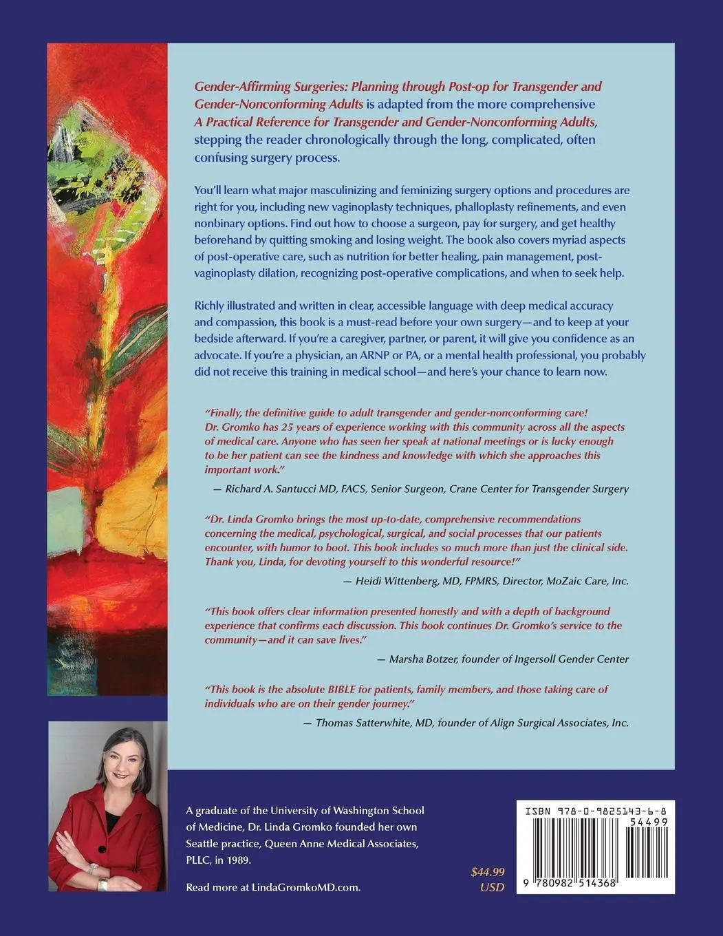 Rückseite: 9780982514368 | Gender-Affirming Surgeries | Linda Gromko | Taschenbuch | Englisch