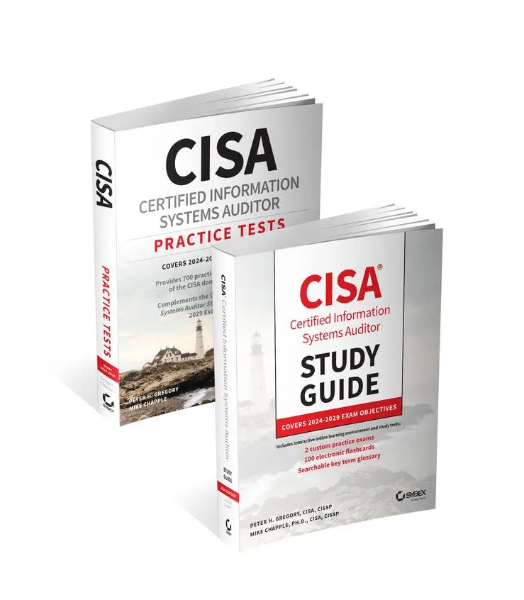 Cover: 9781394354368 | Cisa Certified Information Systems Auditor Study Guide and Practice... Cover: 9781394354368 | Cisa Certified Information Systems Auditor Study Guide and Practice...