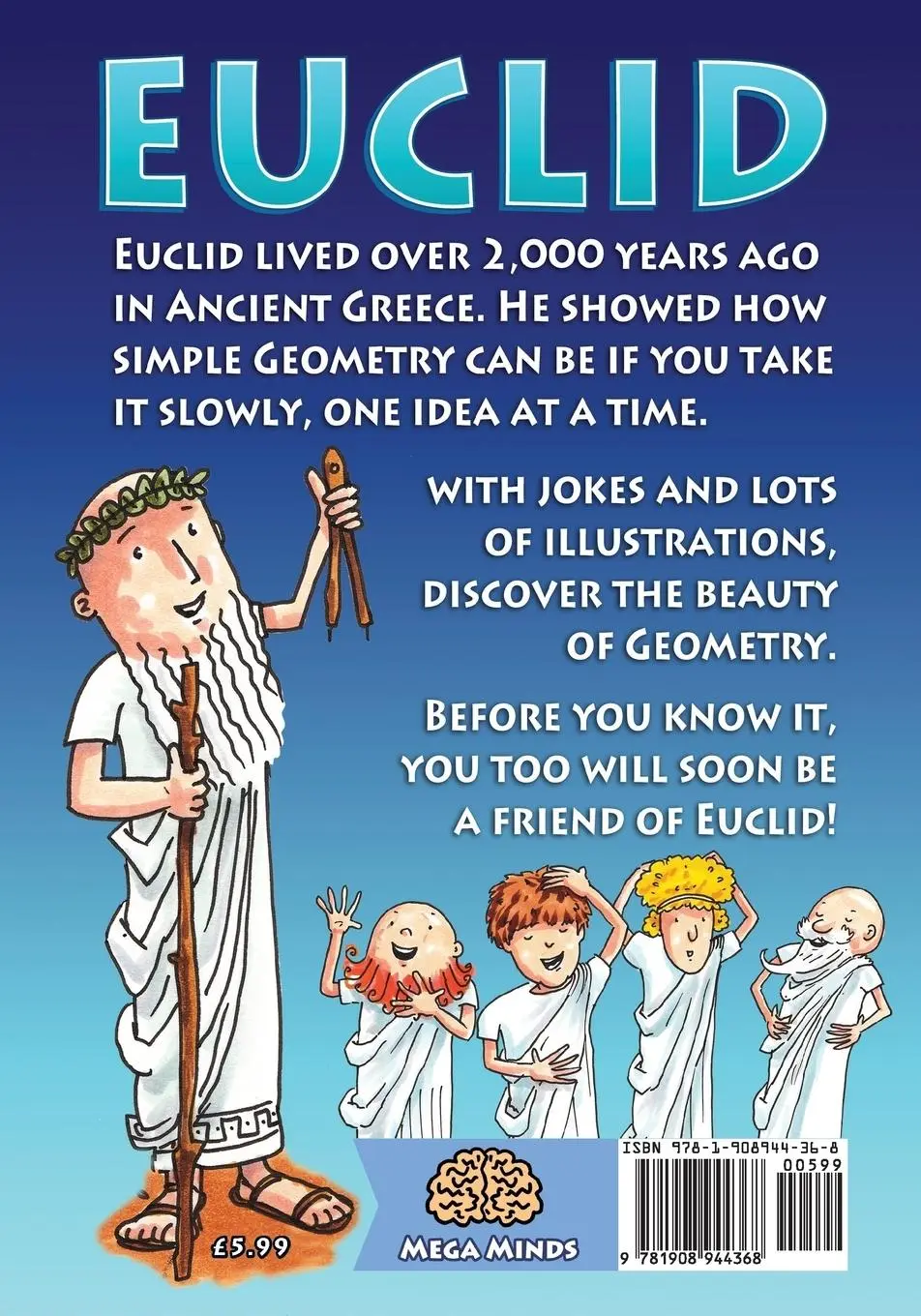 Rückseite: 9781908944368 | Euclid | The Man Who Invented Geometry | Shoo Rayner | Taschenbuch