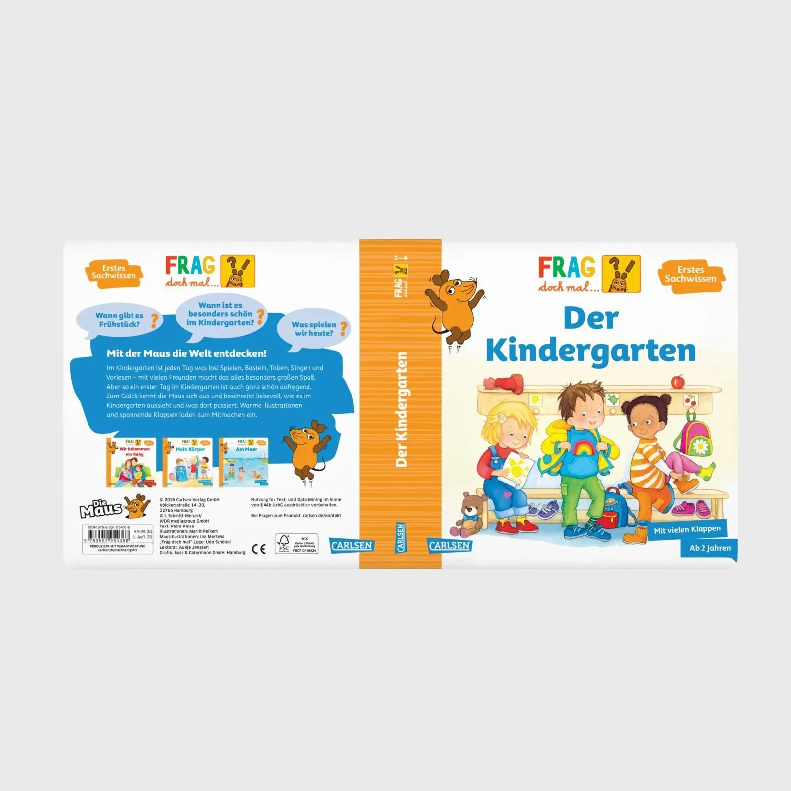 Bild: 9783551254368 | Frag doch mal ... die Maus: Der Kindergarten | Erstes Sachwissen