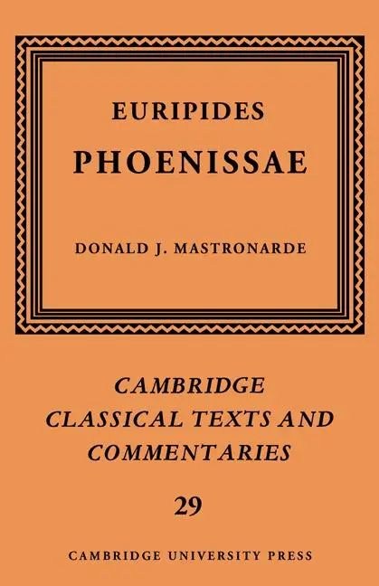 Cover: 9780521604468 | Euripides | Phoenissae | Euripides | Taschenbuch | Englisch | 2004