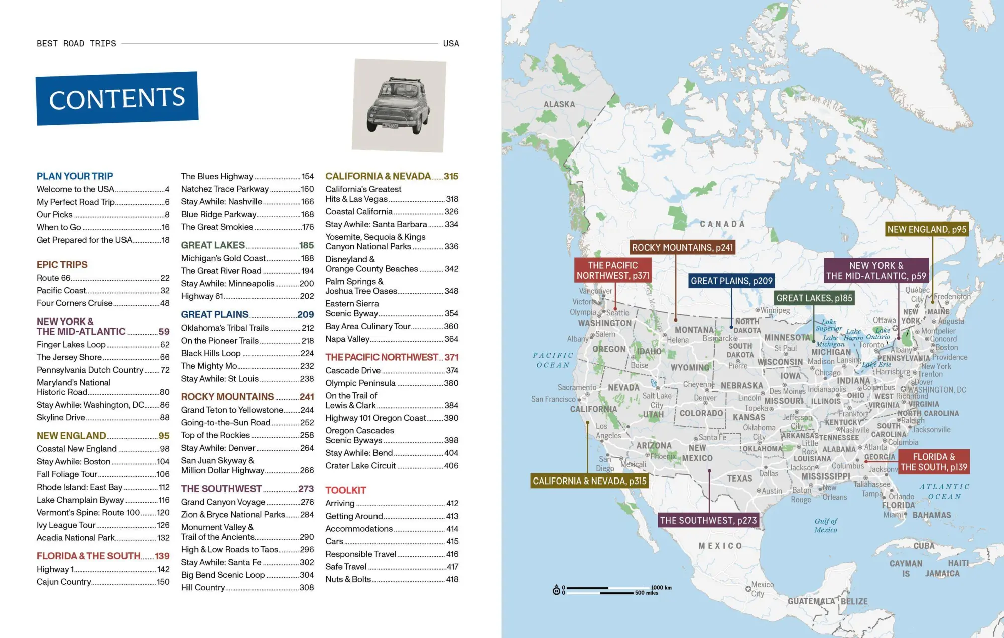 Bild: 9781837584468 | Lonely Planet Best Road Trips USA | Alison Bing (u. a.) | Taschenbuch
