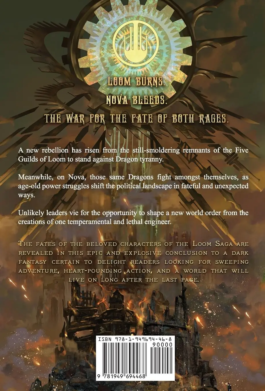 Rückseite: 9781949694468 | The Rebels of Gold | Elise Kova | Buch | Loom Saga | Englisch | 2022