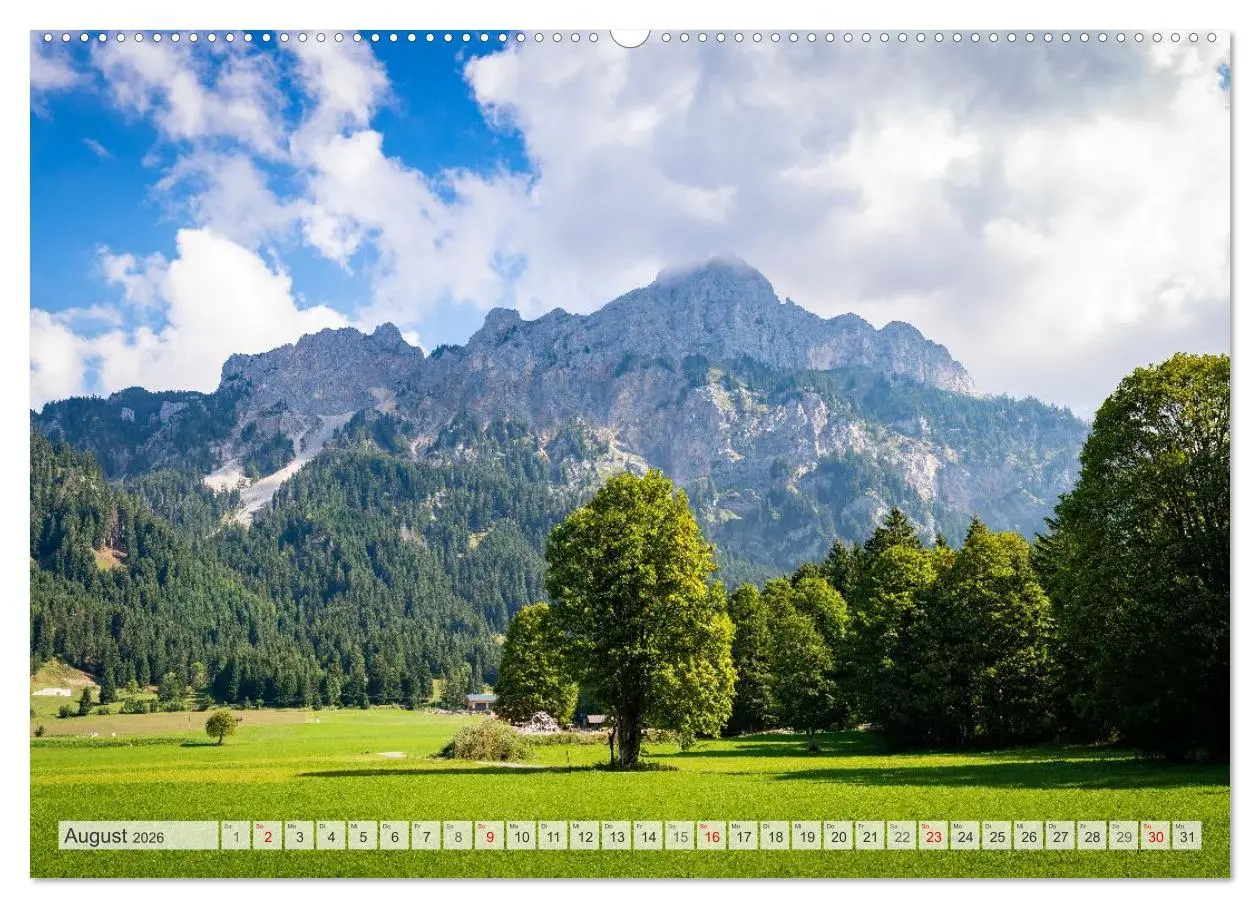 Bild: 9783457294468 | Urlaub im Tannheimer Tal (Wandkalender 2026 DIN A2 quer), CALVENDO...