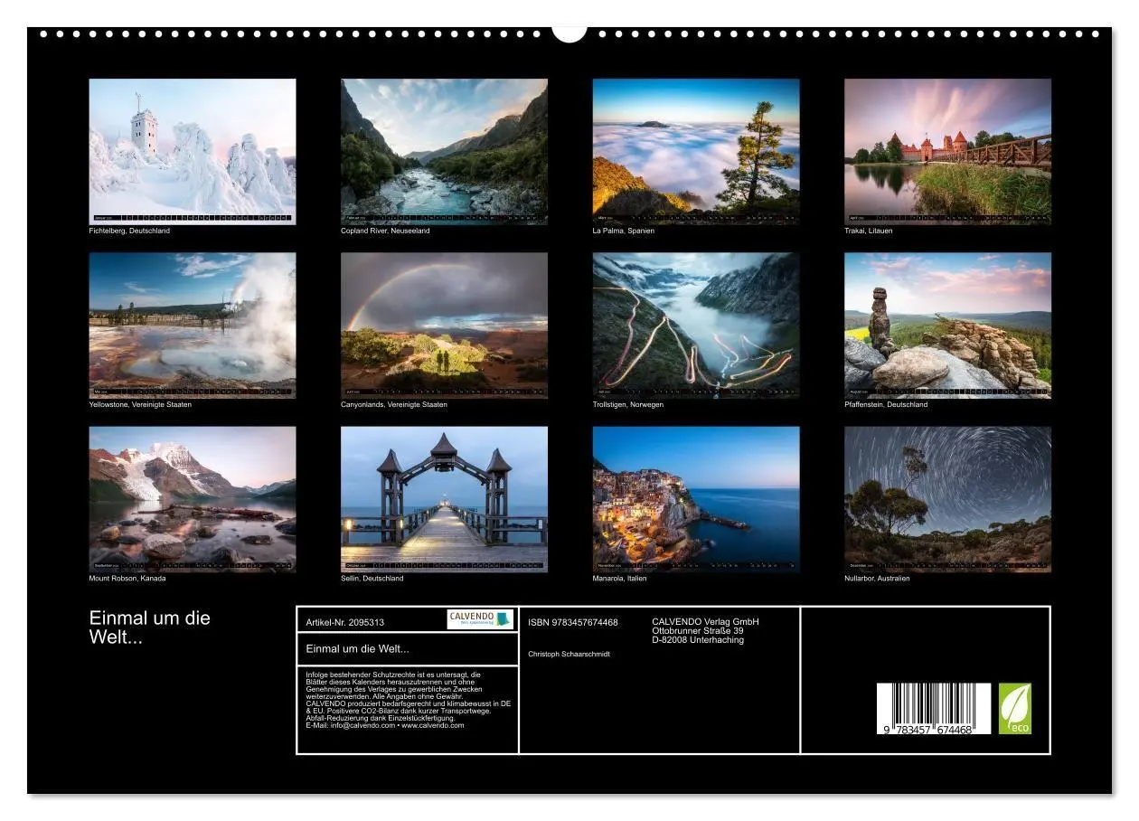 Bild: 9783457674468 | Einmal um die Welt... (hochwertiger Premium Wandkalender 2026 DIN...