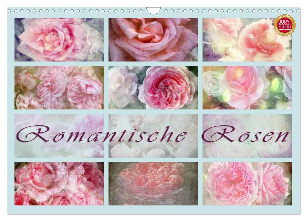 Cover: 9783516144468 | Romantische Rosen (Wandkalender 2026 DIN A3 quer), CALVENDO...