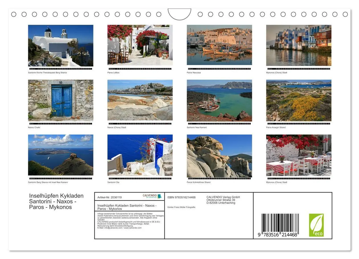 Bild: 9783516214468 | Inselhüpfen Kykladen Santorini - Naxos - Paros - Mykonos...