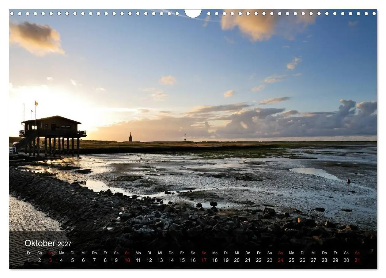 Bild: 9783594054468 | Wangerooge - Eine Perle in der Nordsee. (Wandkalender 2027 DIN A3...