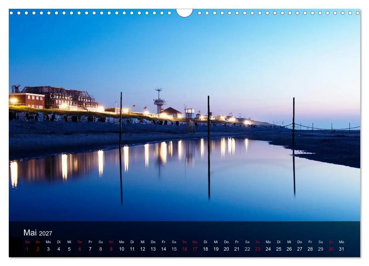 Bild: 9783594054468 | Wangerooge - Eine Perle in der Nordsee. (Wandkalender 2027 DIN A3...