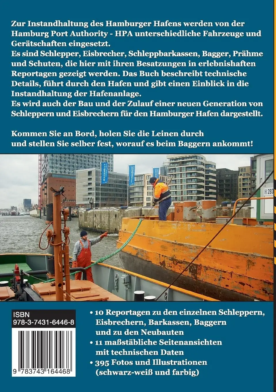 Rückseite: 9783743164468 | Schlepper im Hamburger Hafen - Band 3 | Die Fahrzeuge der HPA | Buch