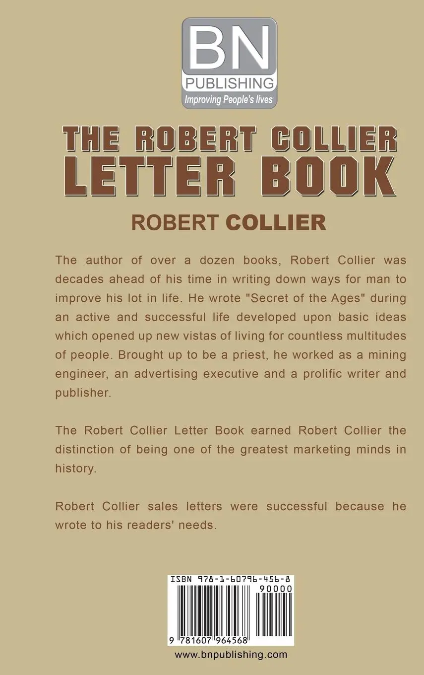 Rückseite: 9781607964568 | The Robert Collier Letter Book | Robert Collier | Buch | Englisch