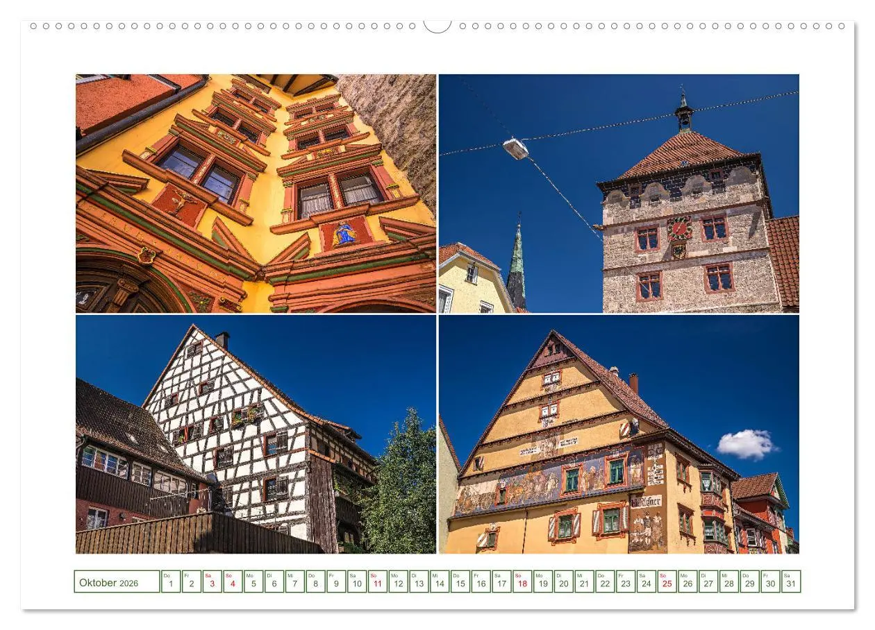 Bild: 9783457354568 | Ein Stadtportrait von Rottweil (hochwertiger Premium Wandkalender...