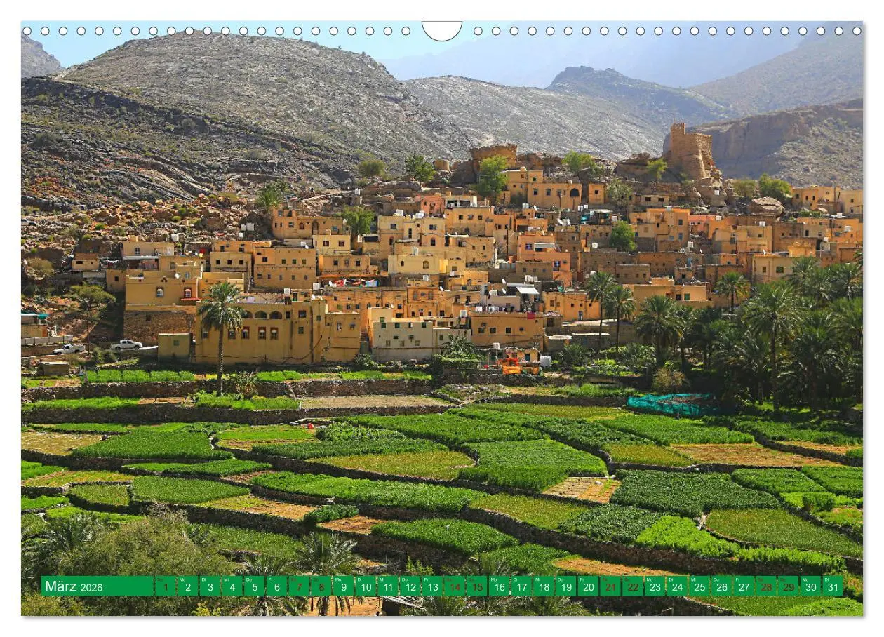Bild: 9783457594568 | Unterwegs im Weihrauchland Oman (Wandkalender 2026 DIN A3 quer),...