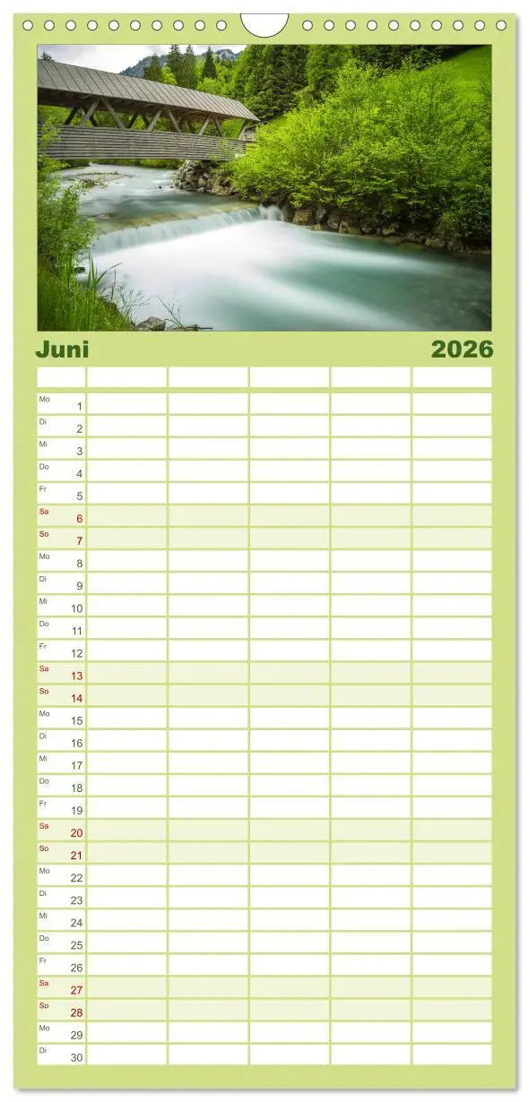 Bild: 9783516514568 | Familienplaner 2026 - Rund um Oberstdorf mit 5 Spalten...