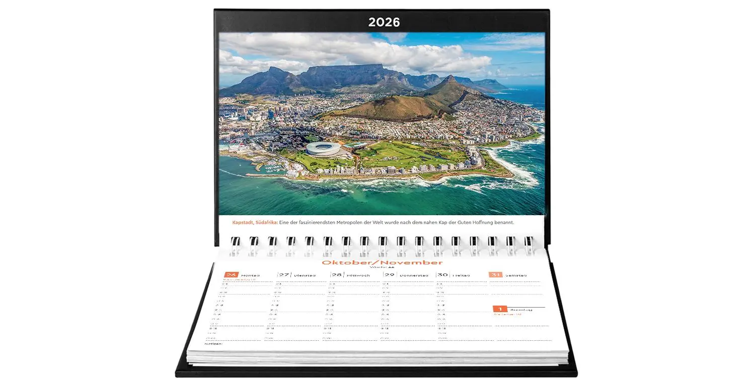 Bild: 9783965914568 | Metropolen - KUNTH Tischkalender 2026 | Kalender | 54 S. | Deutsch